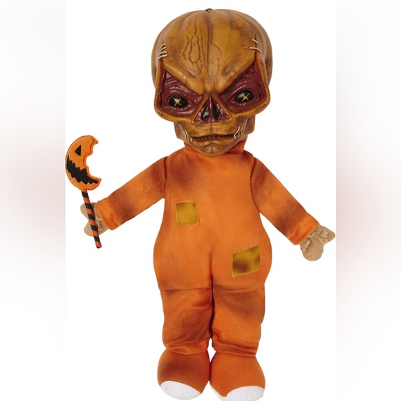 Spirit Halloween Trick 'R Treat Unmasked Sam Plush NWT - Picture 1 of 14